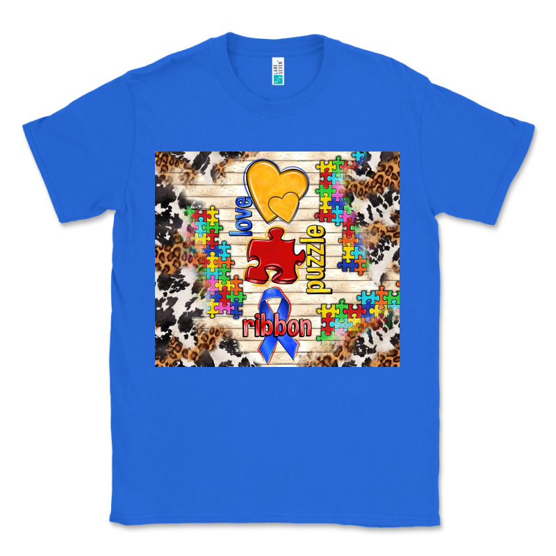 Love Puzzle Ribbon Classic Tee by TumblerDesignByShophia | Teevron