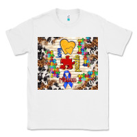 White love puzzle ribbon Classic Tee - TumblerDesignByShophia