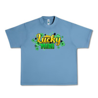 Pebble Blue lucky mini st patricks Urban Heavy Tee - HowdyJamesFarm