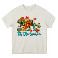 Cream T- Rex Tis The Season Heavy Core Tee - RanaPortraitStore