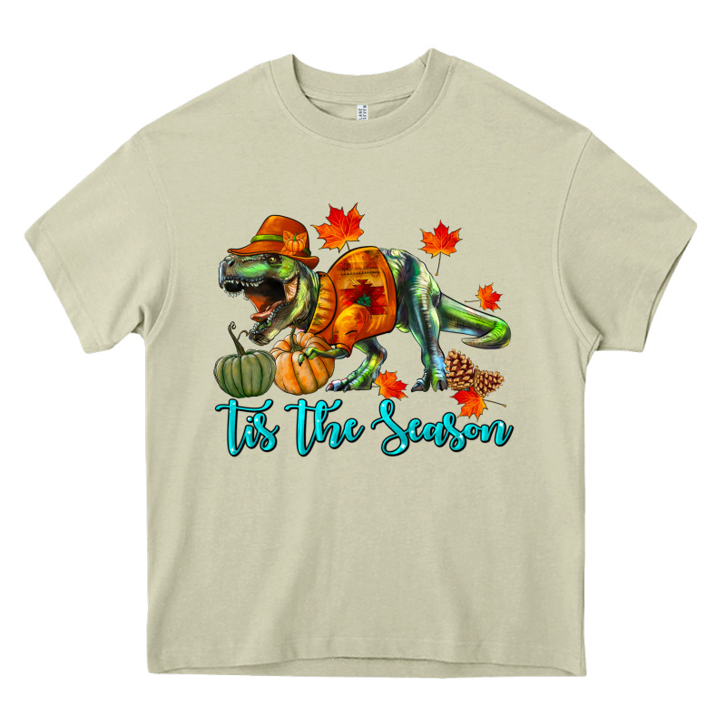 T- Rex Tis The Season Heavy Core Tee by RanaPortraitStore | Teevron