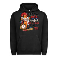 Pigment Black let the field be joyful and all that is in it Urban Hoodie - JahusDesignShop