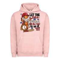 Pigment Salmon let the field be joyful and all that is in it Urban Hoodie - JahusDesignShop