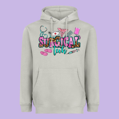 Surgical Tech Heavyweight Hoodie Designed By Adodesignshop