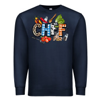 Navy chef Premium Sweatshirt - AdoDesignShop
