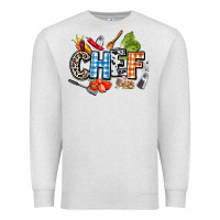Oatmeal Heather chef Premium Sweatshirt - AdoDesignShop