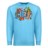 Ocean Blue chef Premium Sweatshirt - AdoDesignShop