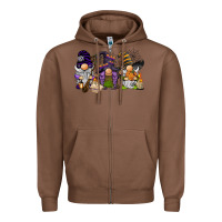 Chestnut halloween gnomies Zipper Hoodie - BarkalooDesign