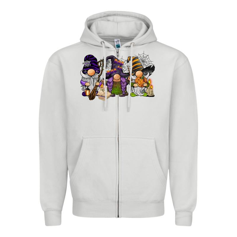 Halloween Gnomies Zipper Hoodie by BarkalooDesign | Teevron