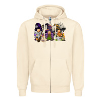 Sandshell halloween gnomies Zipper Hoodie - BarkalooDesign