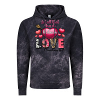Cloud Black Let all that you do be in love Valentine's Day Vintage Hoodie - FaDigitalArtStudio