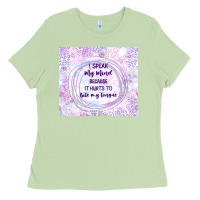 Matcha it hurts to bite my tongue Ladies Tee - TumblerDesignByShophia