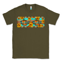 Army Green Thankful Pumpkin Classic Tee - Artiststas