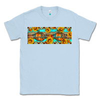 Dusty Blue Thankful Pumpkin Classic Tee - Artiststas