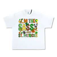 White I'm the sassy one St. Patrick's Urban Heavy Tee - HowdyJamesFarm