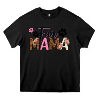Black fur mama Heavy Core Tee - texasbilliewilder