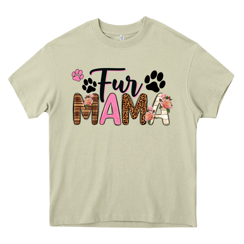 Fur Mama Heavy Core Tee by texasbilliewilder | Teevron