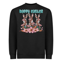 Black happy easter bunny Heavyweight Sweatshirt - Artiststas