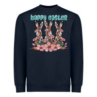 Navy happy easter bunny Heavyweight Sweatshirt - Artiststas