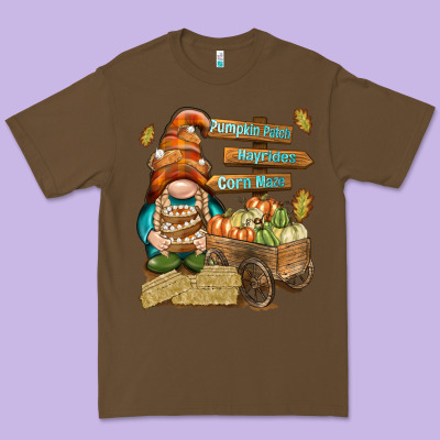 Pumpkin Patch Hayrides And Corn Maze Premium Tee Designed By Nancycooperartshop