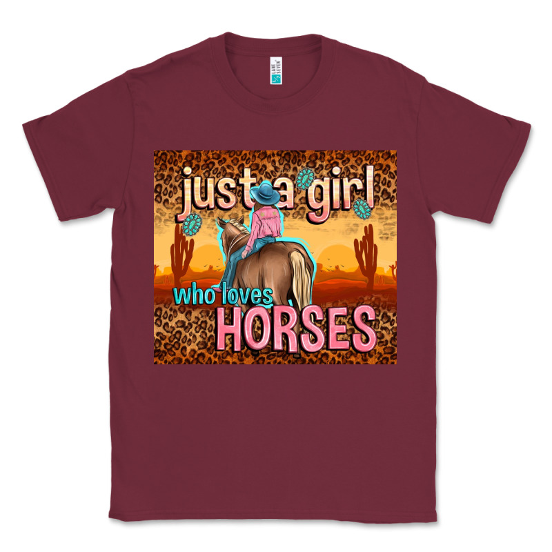 Just A Girl Who Loves Horses Classic Tee by TumblerDesignByShophia | Teevron