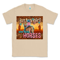 Mushroom just a girl who loves horses Classic Tee - TumblerDesignByShophia