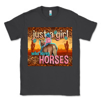 Smoke just a girl who loves horses Classic Tee - TumblerDesignByShophia