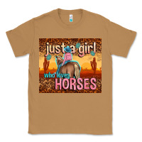 Toasted Coconut just a girl who loves horses Classic Tee - TumblerDesignByShophia