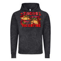Vintage Black Tacos are my Valentine Valentine's Day Vintage Hoodie - FaDigitalArtStudio