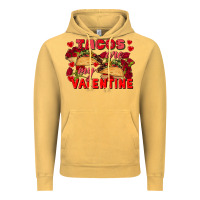 Vintage Mustard Tacos are my Valentine Valentine's Day Vintage Hoodie - FaDigitalArtStudio