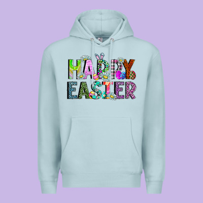 Happy Easter Premium Hoodie Designed By Cowhidedigitalart