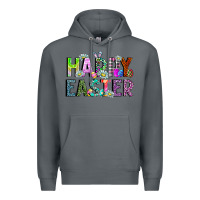Rock Happy Easter Premium Hoodie - CowhideDigitalArt