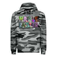 Slate Camo Happy Easter Premium Hoodie - CowhideDigitalArt