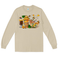 Mushroom Honey Bee Coffee Cups Long Sleeve Tee - FaDigitalArtStudio