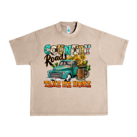 French Oak country roads take me home vintage truck Urban Heavy Tee - Jasminsmagicworld