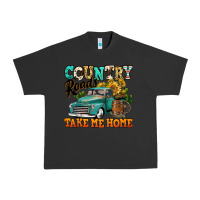 Pigment Black country roads take me home vintage truck Urban Heavy Tee - Jasminsmagicworld