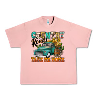 Salmon country roads take me home vintage truck Urban Heavy Tee - Jasminsmagicworld