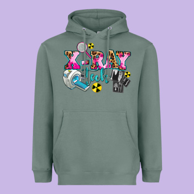 X Ray Tech Heavyweight Hoodie Designed By Adodesignshop