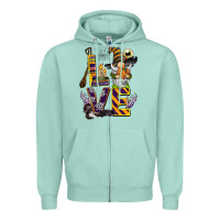 Seafoam halloween love gnome Zipper Hoodie - BarkalooDesign