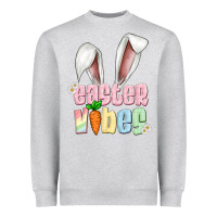 Heather Grey easter vibes Heavyweight Sweatshirt - Artiststas