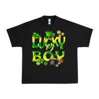 Black Lucky Boy St. Patrick's Day Urban Heavy Tee - HowdyJamesFarm