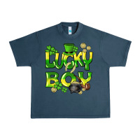 Midnight Navy Lucky Boy St. Patrick's Day Urban Heavy Tee - HowdyJamesFarm