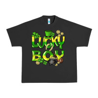 Pigment Black Lucky Boy St. Patrick's Day Urban Heavy Tee - HowdyJamesFarm
