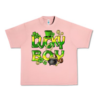 Salmon Lucky Boy St. Patrick's Day Urban Heavy Tee - HowdyJamesFarm