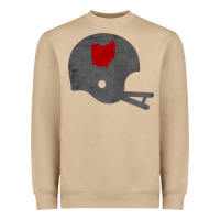 Mushroom Vintage Ohio Football Helmet State Outline , best gift, costume, hallo Heavyweight Sweatshirt - maiPhamDesign