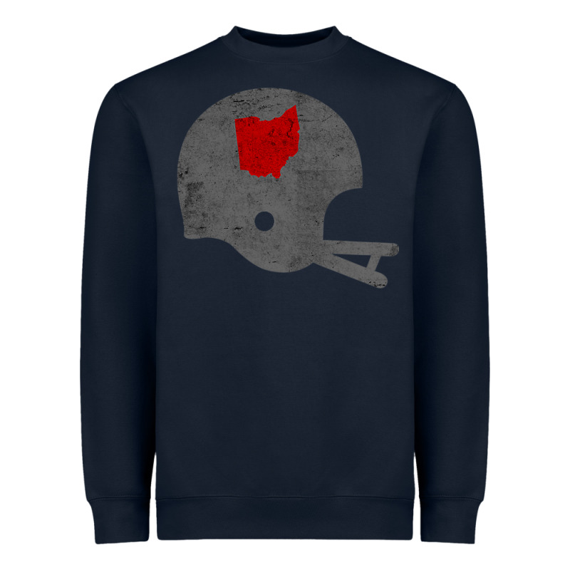 Vintage Ohio Football Helmet State Outline , Best Gift, Costume, Hallo Heavyweight Sweatshirt by maiPhamDesign | Teevron
