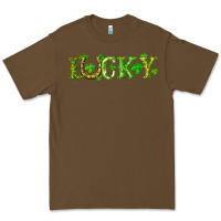 Cacao st. patrick's day lucky with clovers and horseshoe Premium Tee - RanaPortraitStore