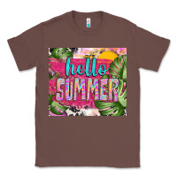 Chestnut hello summer with cowhide Classic Tee - TumblerDesignByShophia