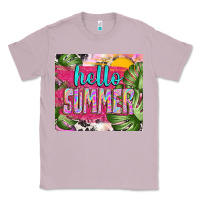 Lilac hello summer with cowhide Classic Tee - TumblerDesignByShophia