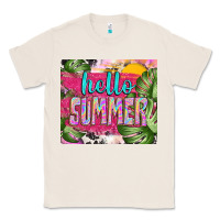 Natural hello summer with cowhide Classic Tee - TumblerDesignByShophia